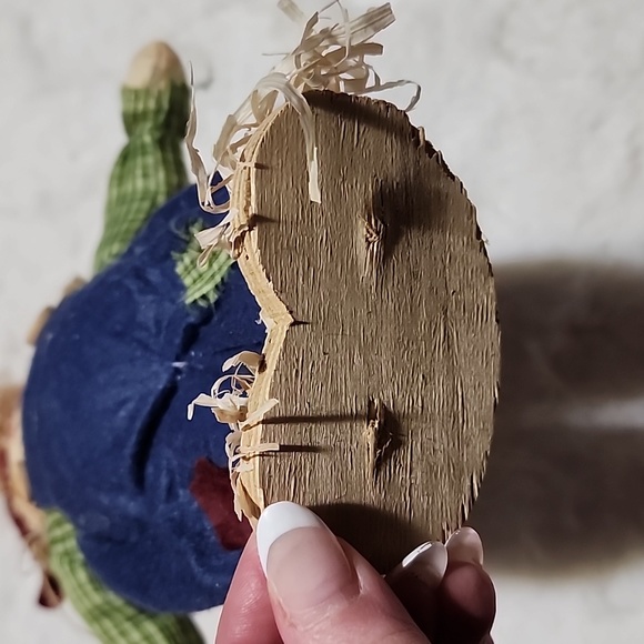 VINTAGE  SCARECROW  COUPLE DECORATIVE ITEMS - Picture 7 of 9